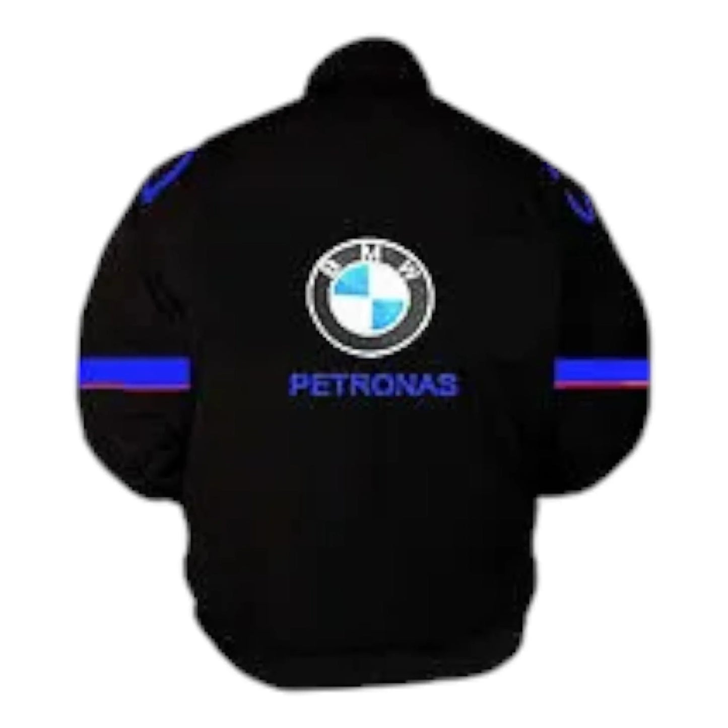 BMW Petronas Racing Jacket Black and Royal Blue - F1 Vintage Racewear