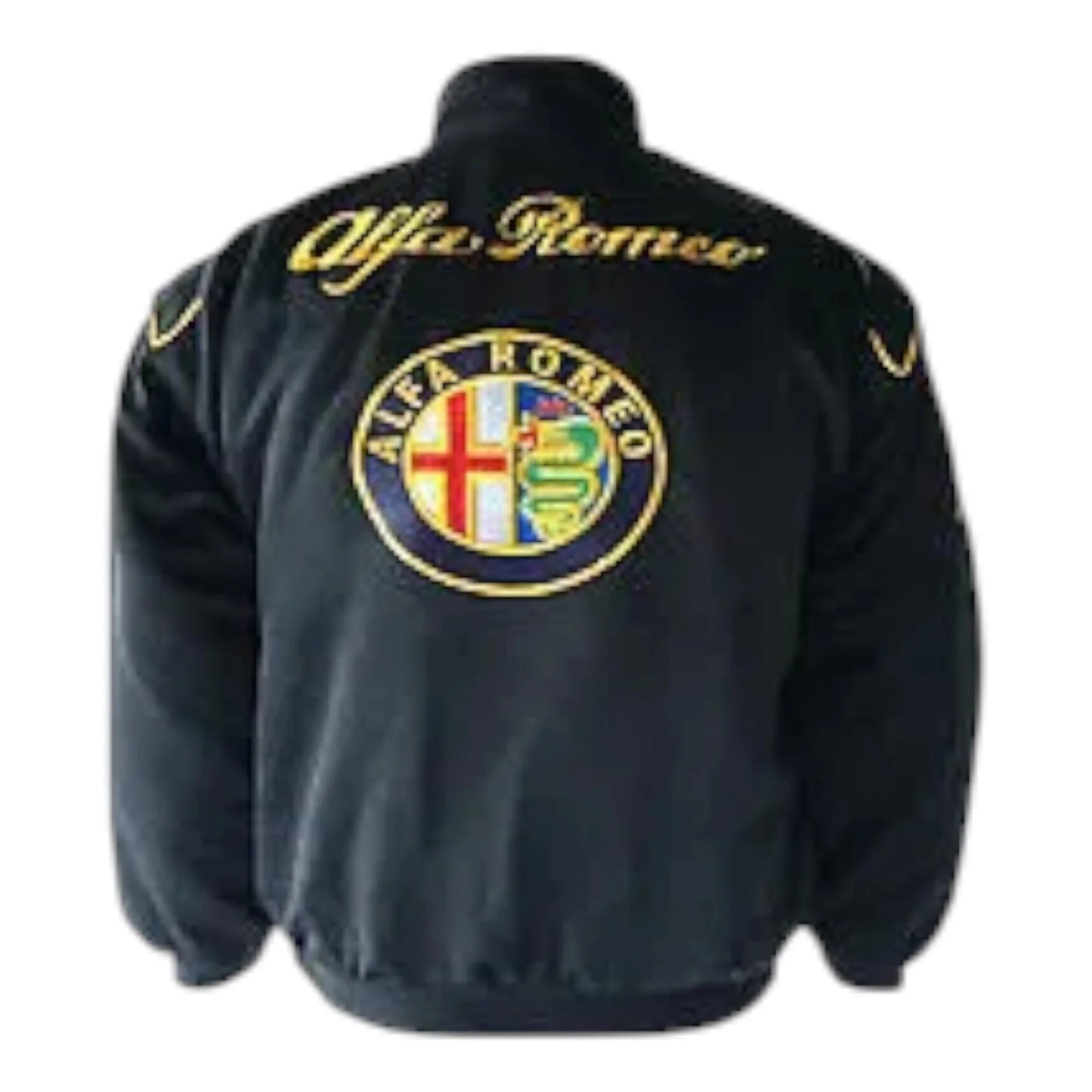 Alfa Romeo Jacket Black - F1 Vintage Racewear