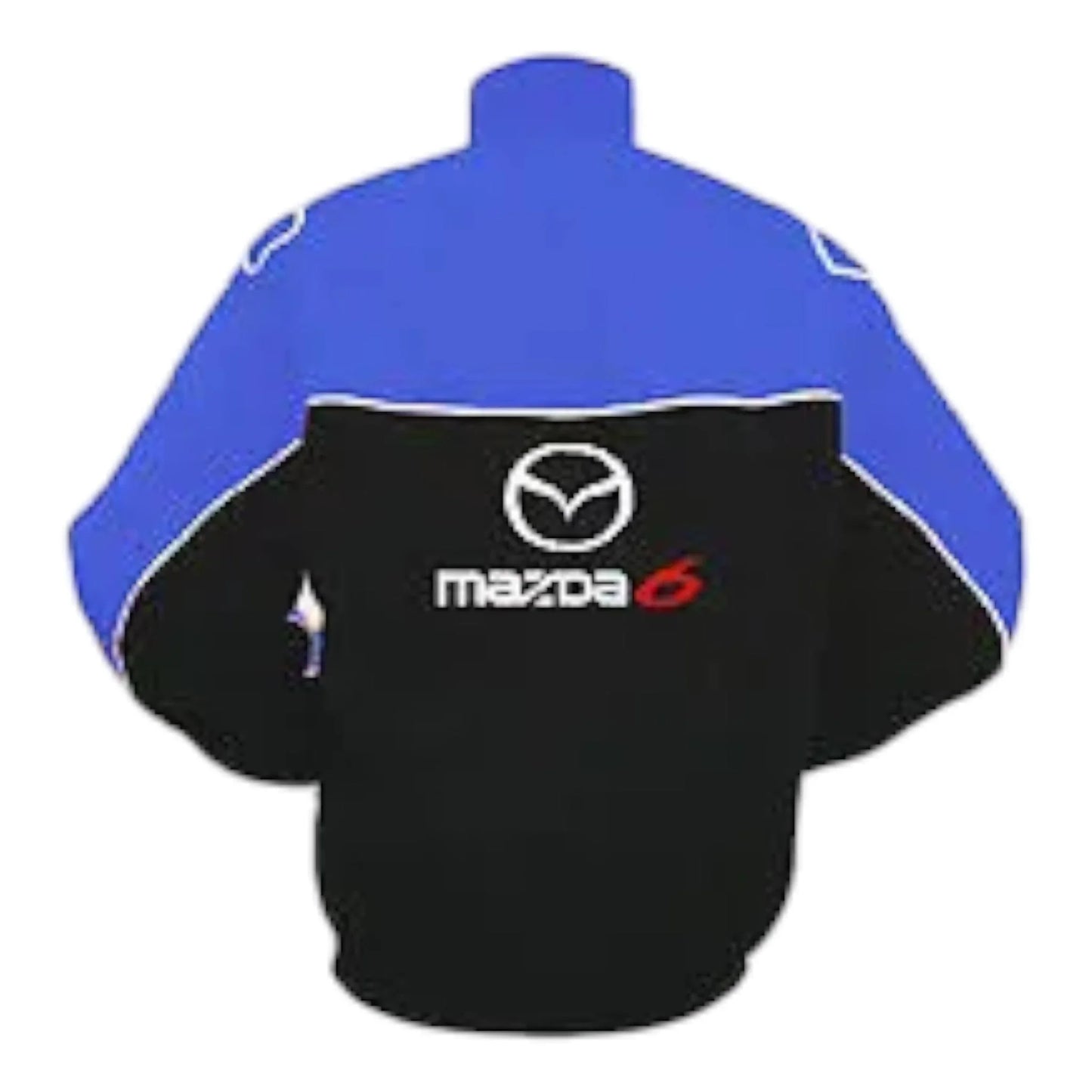 Mazda 6 Racing Jacket Royal Blue and Black - F1 Vintage Racewear