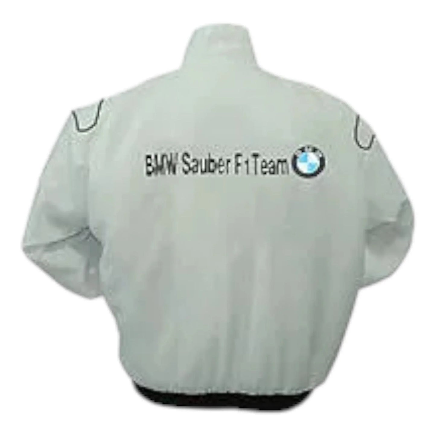 BMW Petronas Racing Jacket White and Royal Blue - F1 Vintage Racewear
