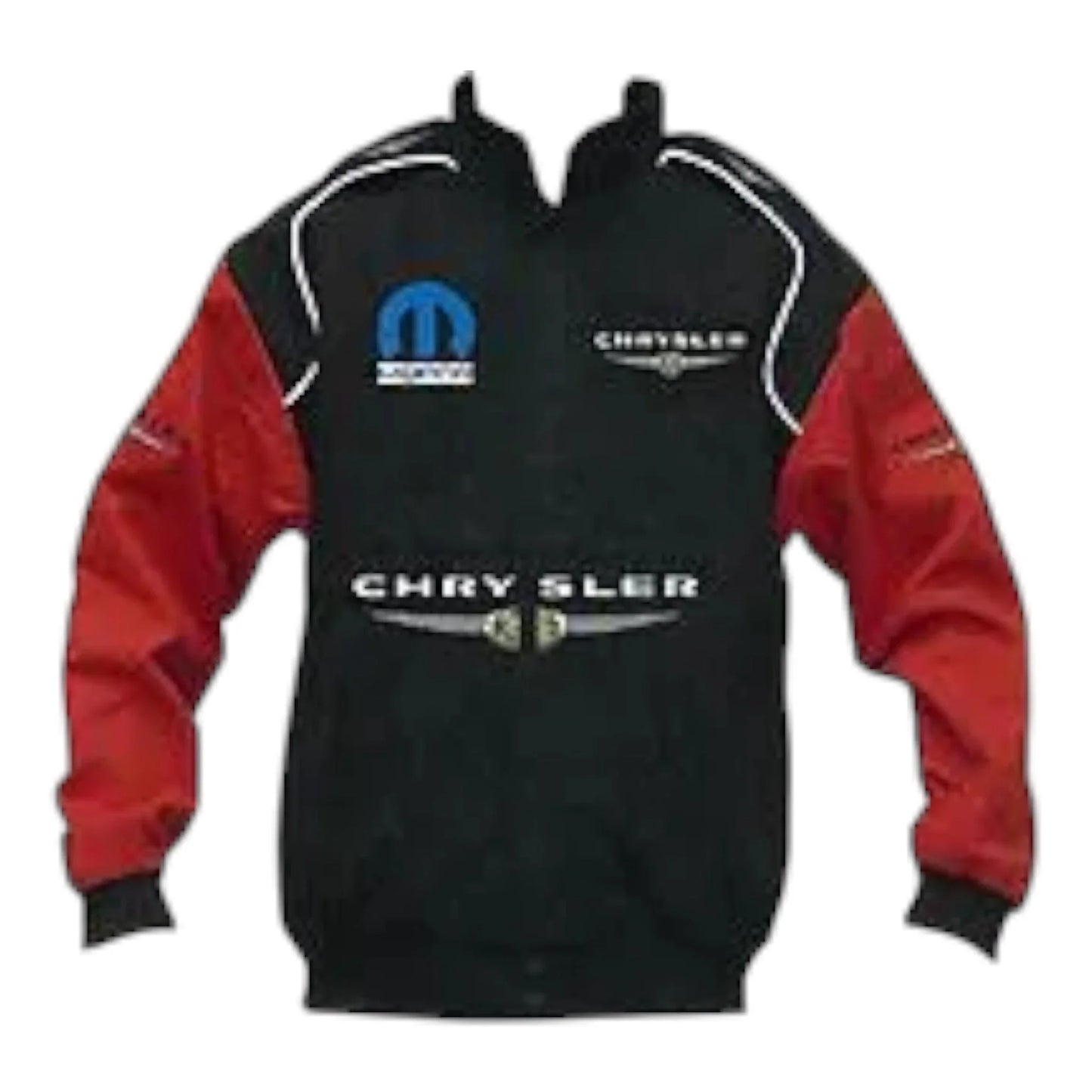 Chrysler Mopar Racing Jacket Black and Red - F1 Vintage Racewear