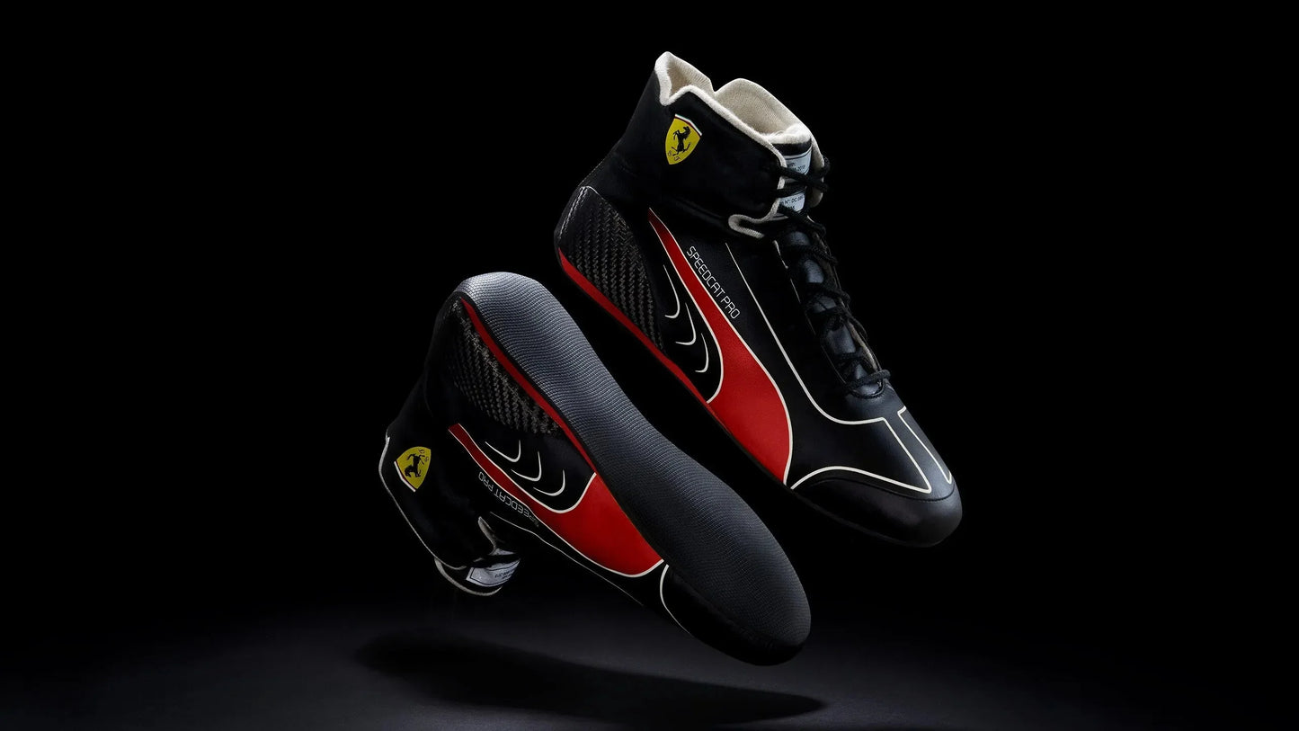 2022 Carlos Sainz Jr Ferrari Scuderia F1 Race Shoes - F1 Vintage Racewear