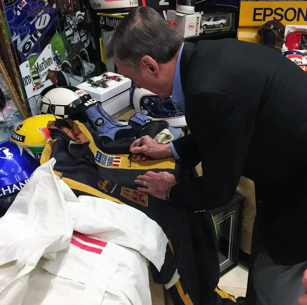 1974 Johnny Rutherford Hogan Racing F5000 Suit - F1 Vintage Racewear