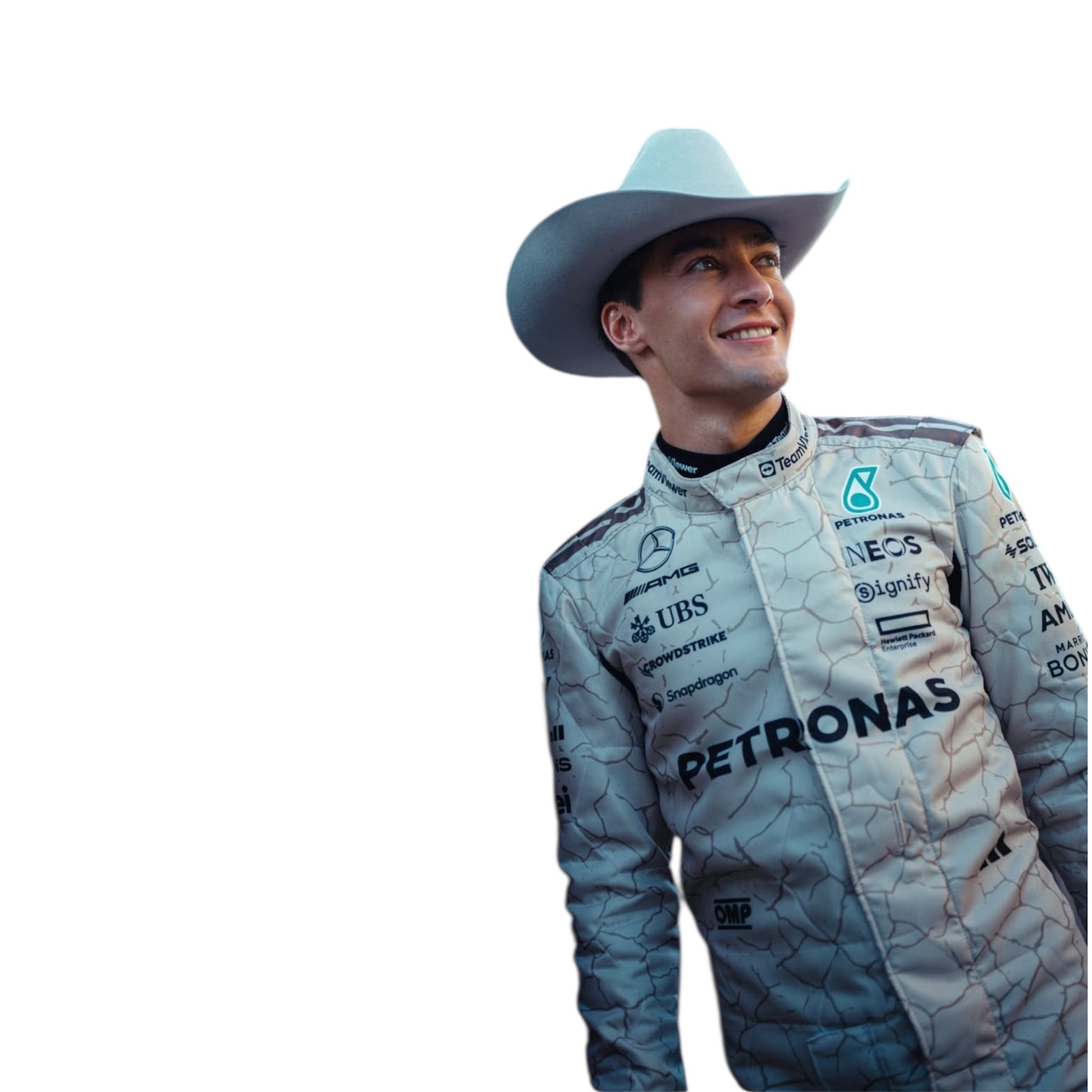 George Russell 2025 Mercedes F1 Race Suit - US GP - F1 Vintage Racewear