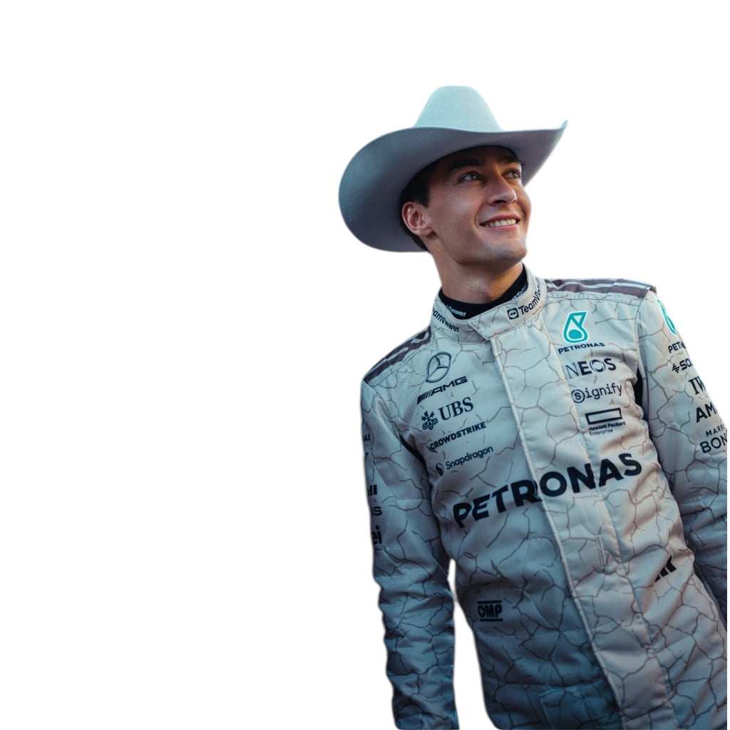 George Russell 2025 Mercedes F1 Race Suit - US GP - F1 Vintage Racewear