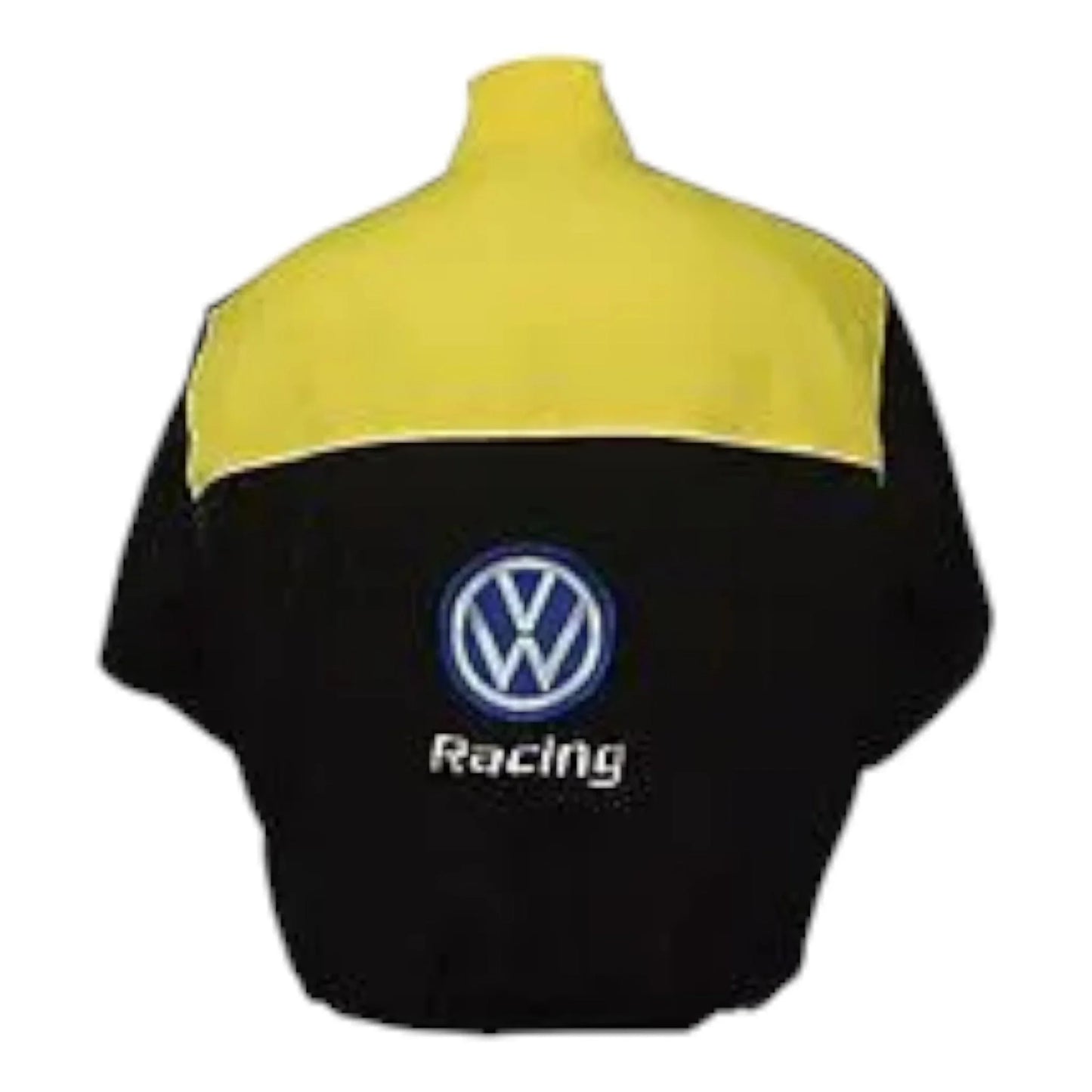 VW Volkswagen Racing Jacket Yellow and Black - F1 Vintage Racewear