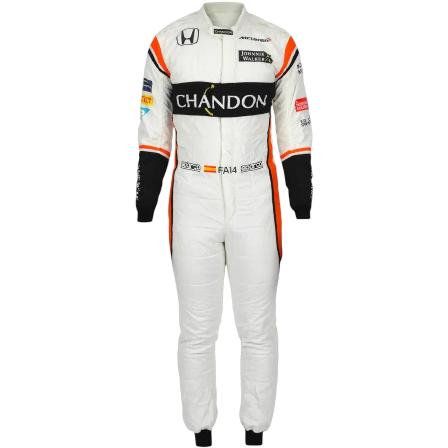 Fernando Alonso 2017 McLaren Formula One Race Suit Replica - F1 Vintage Racewear