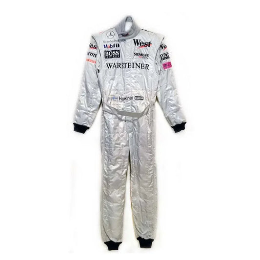2001 Mika Hakkinen USGP McLaren F1 Race Suit - F1 Vintage Racewear