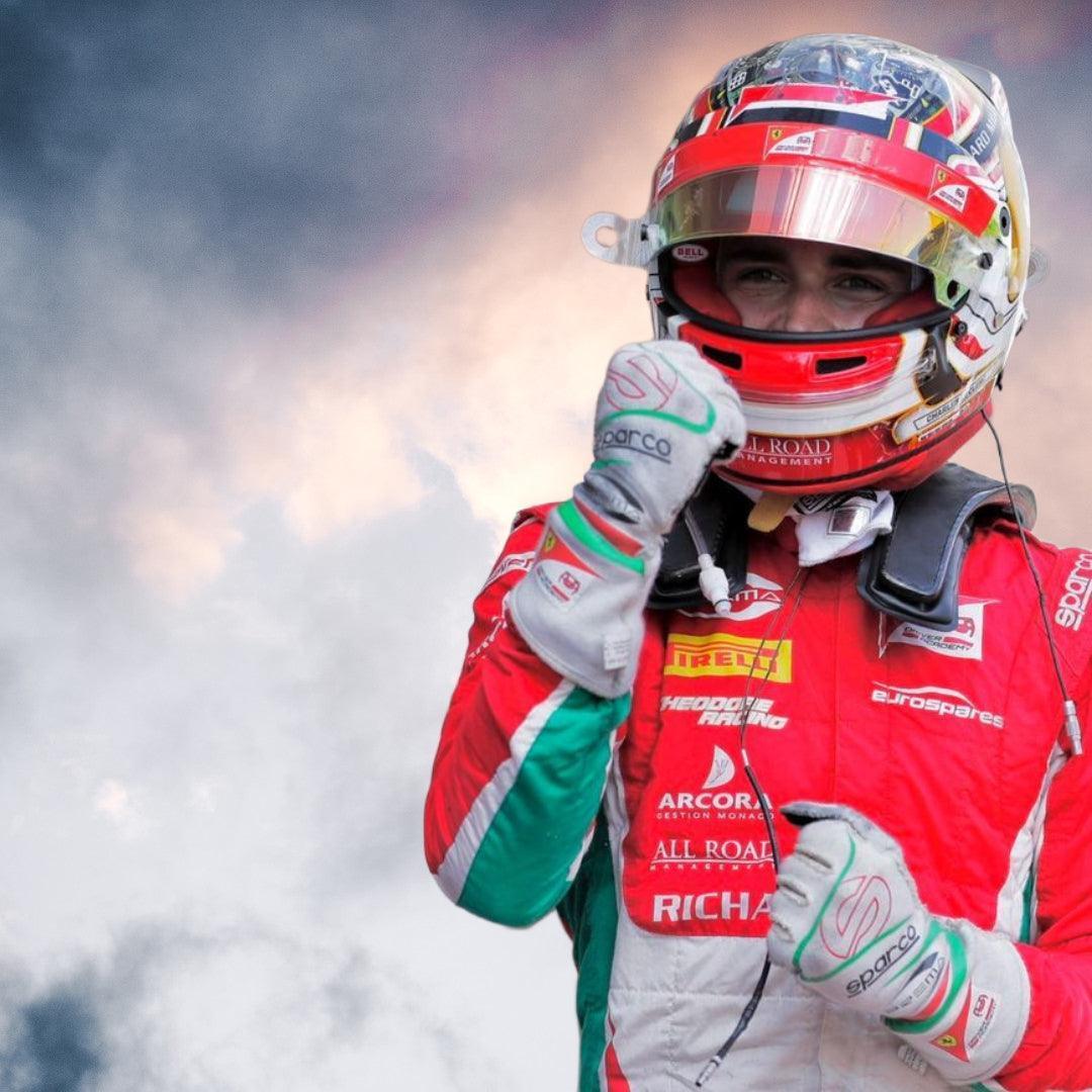 2017 Charles Leclerc Race Suit Richard Mille Formula 2 - F1 Vintage Racewear