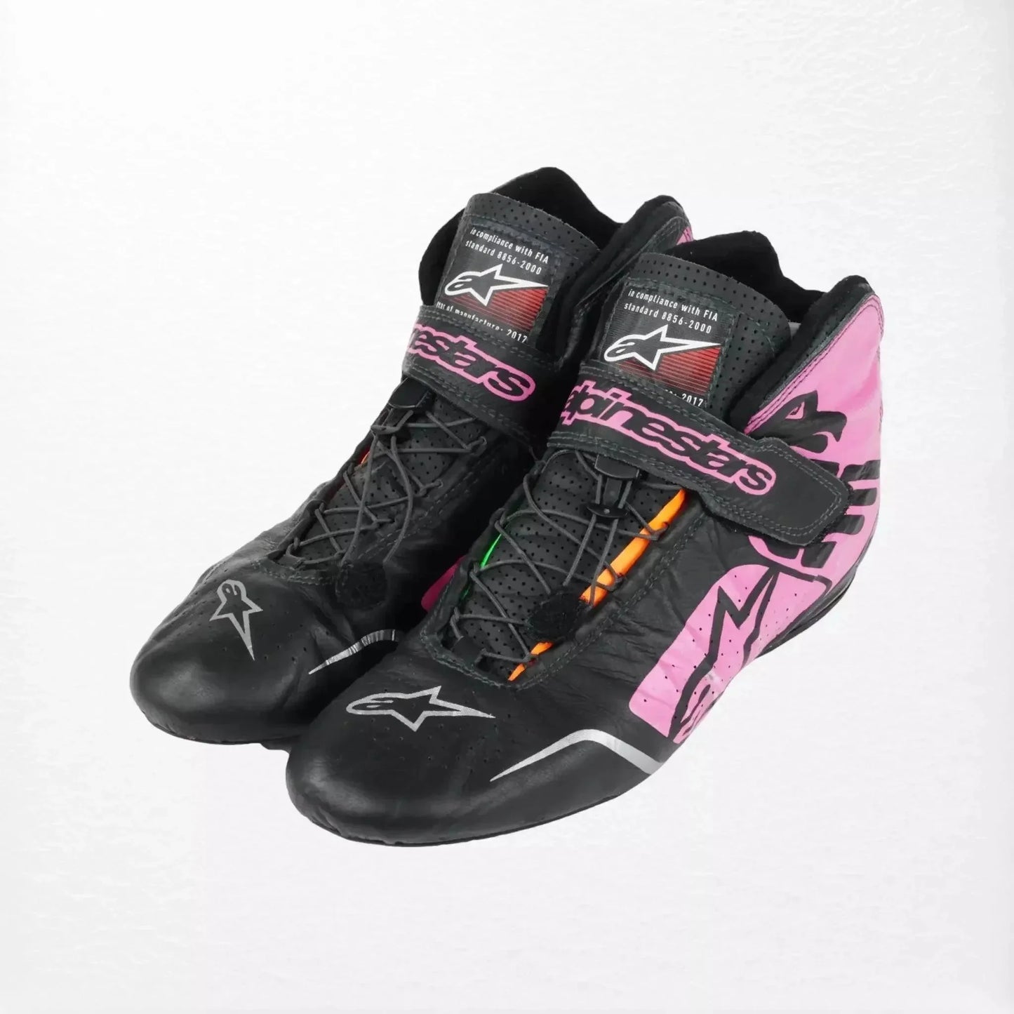 2017 Sergio Perez Race Alpinestars F1 Boots - F1 Vintage Racewear