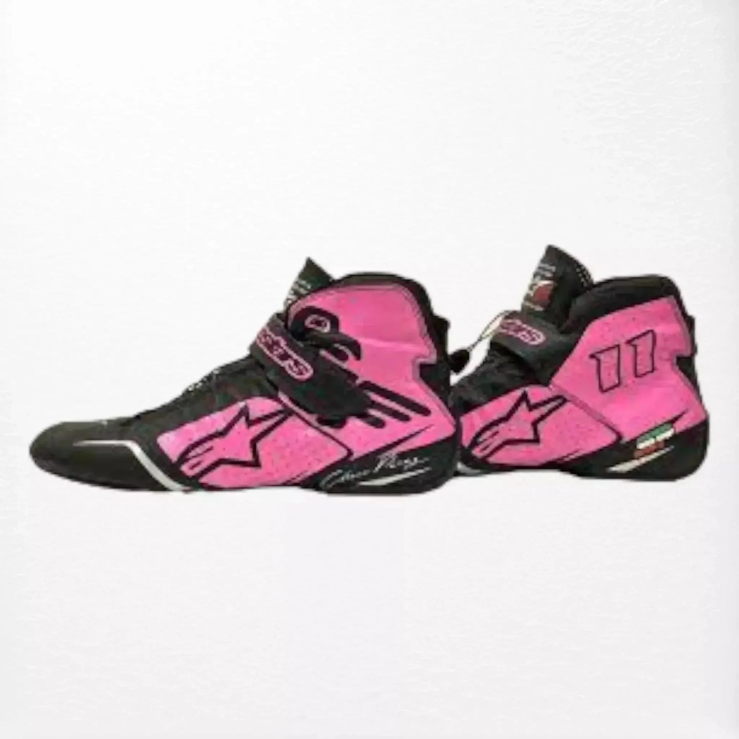 2017 Sergio Perez Race Alpinestars F1 Boots - F1 Vintage Racewear