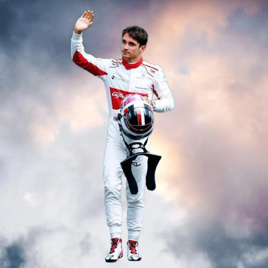 2018 Charles Leclerc Alfa Romeo Sauber Formula One Suit - F1 Vintage Racewear