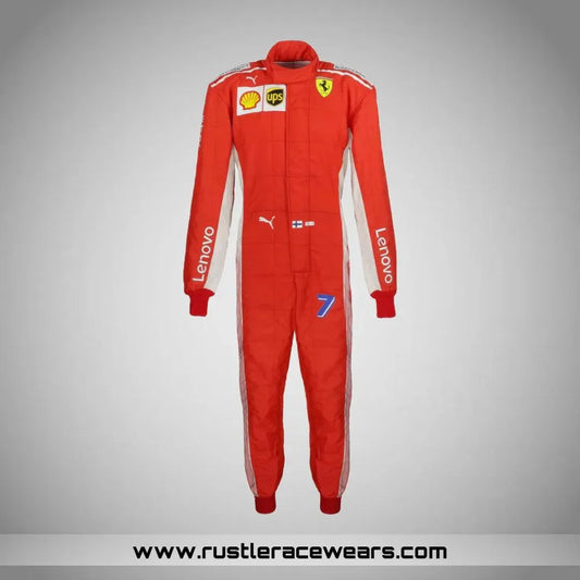 2018 Kimi Raikkonen Scuderia Ferrari F1 Suit - F1 Vintage Racewear