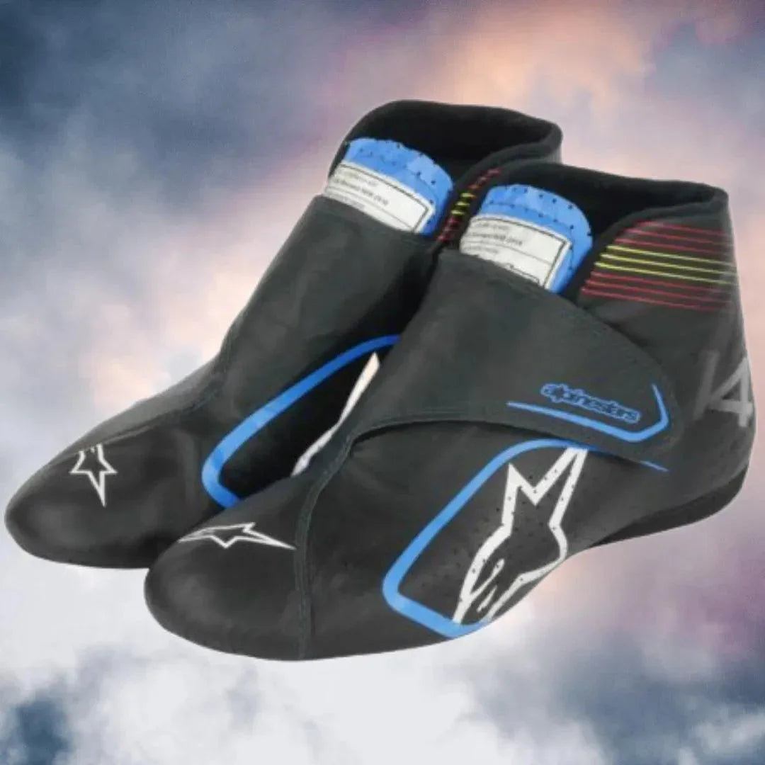 2021 Fernando Alonso Race Used Alpine F1 Boots - F1 Vintage Racewear