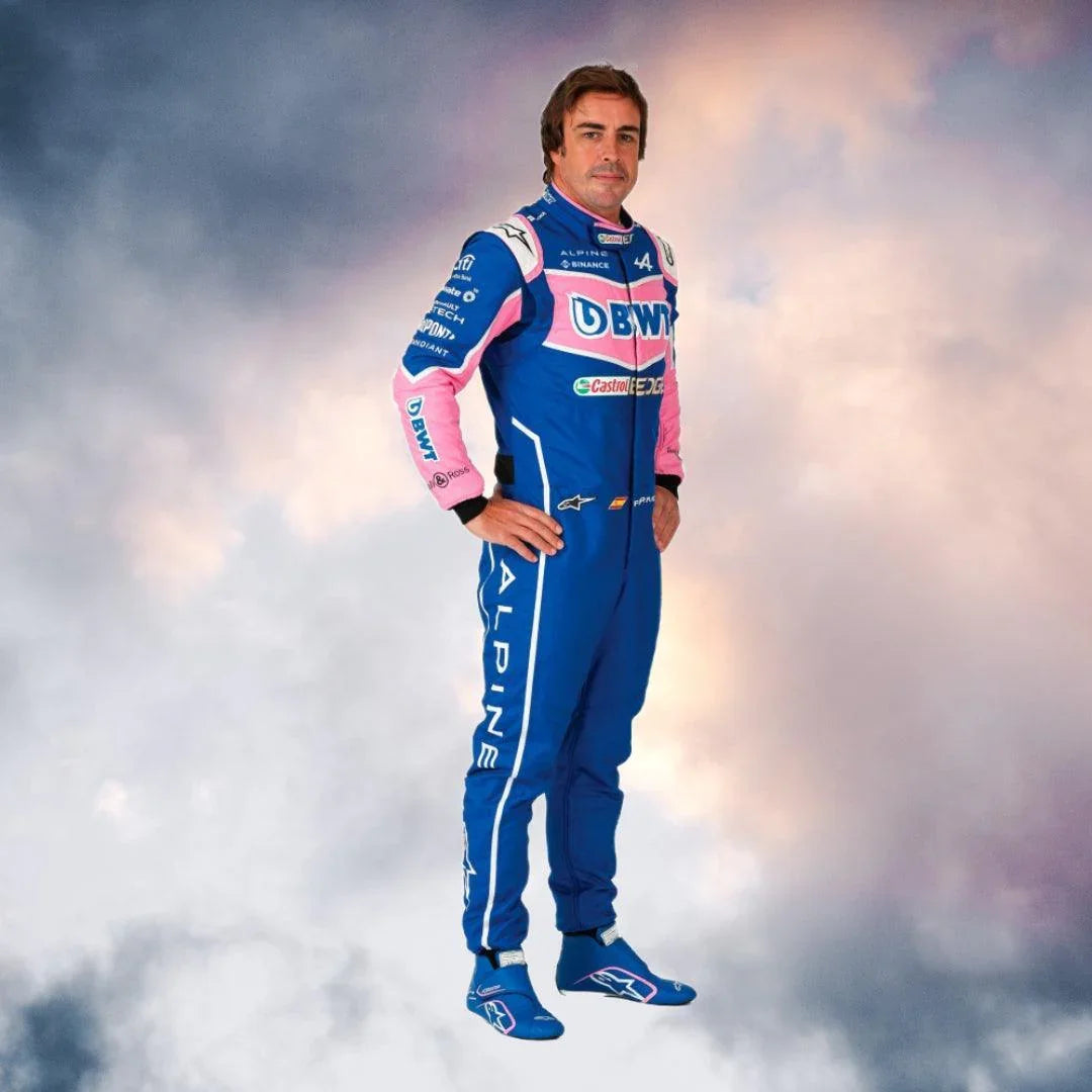 2022 Fernando Alonso Race Suit BWT Alpine F1 - F1 Vintage Racewear