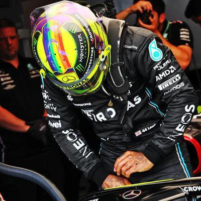 2023 Lewis Hamilton Replica Race Suit Mercedes-AMG Petronas F1 Team - F1 Vintage Racewear