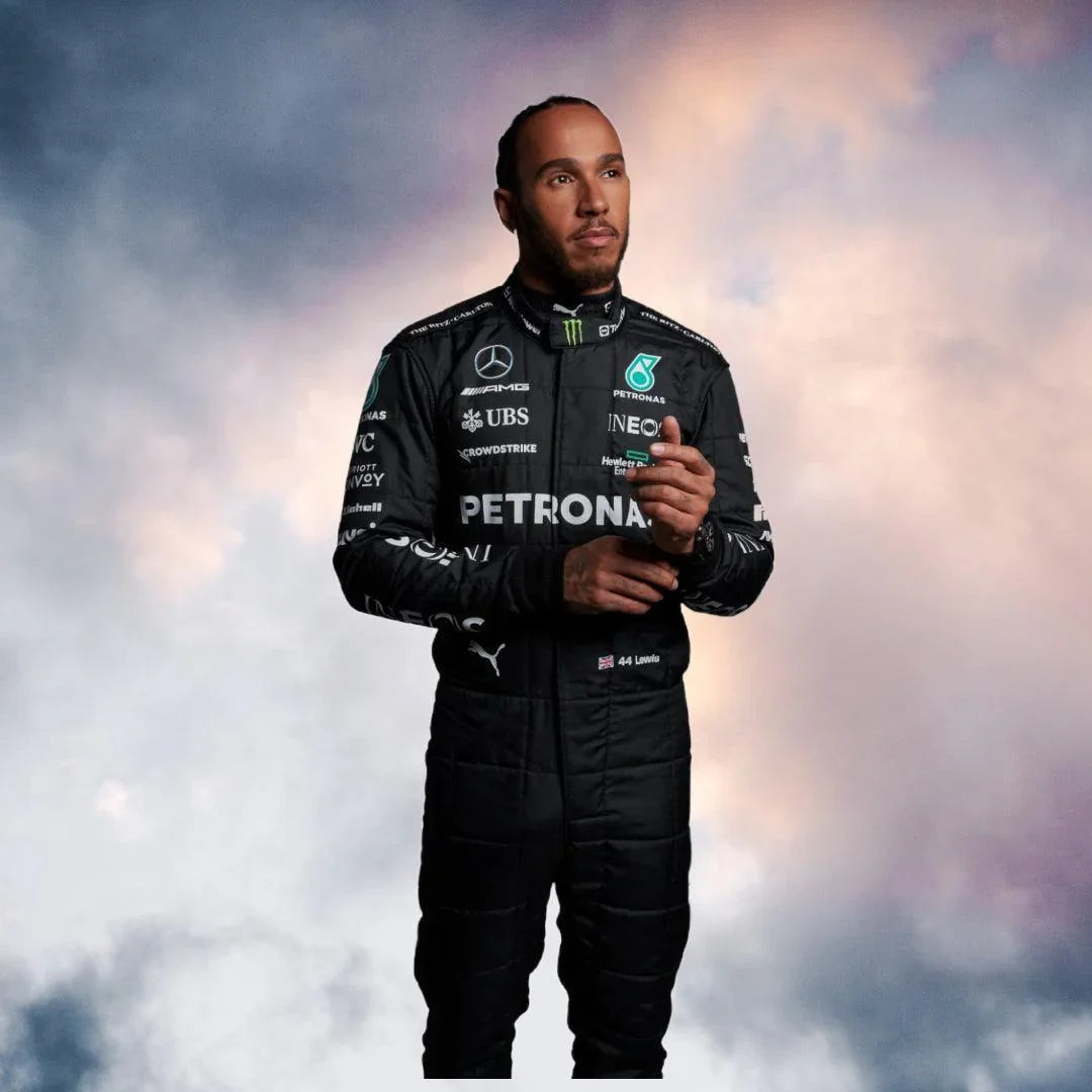 2023 Lewis Hamilton Replica Race Suit Mercedes-AMG Petronas F1 Team - F1 Vintage Racewear