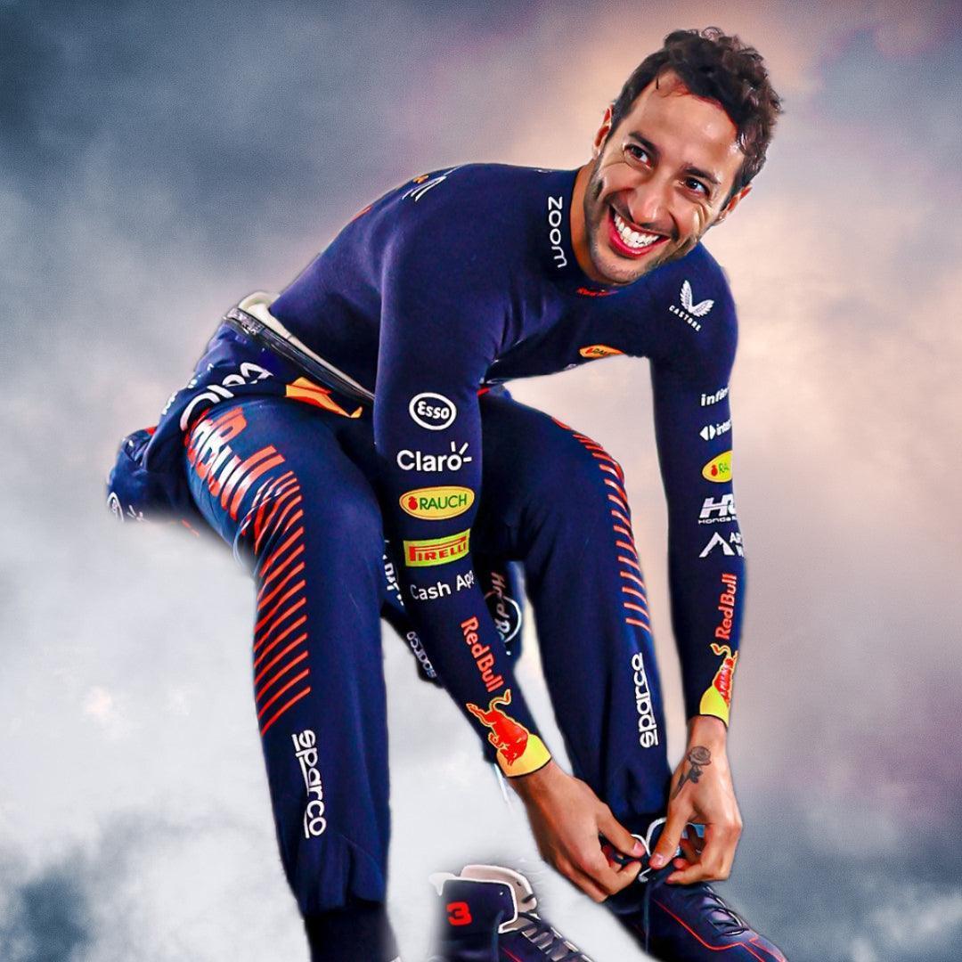2023 New Daniel Ricciardo F1 Race Suit Honda Oracle Redbull Racing - F1 Vintage Racewear