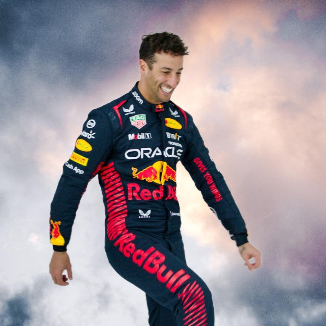 2023 New Daniel Ricciardo F1 Race Suit Honda Oracle Redbull Racing - F1 Vintage Racewear