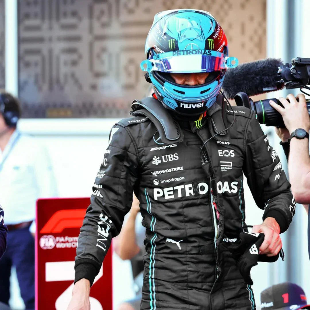 2023 New George Russell Race Mercedes-AMG F1 Race Suit - F1 Vintage Racewear