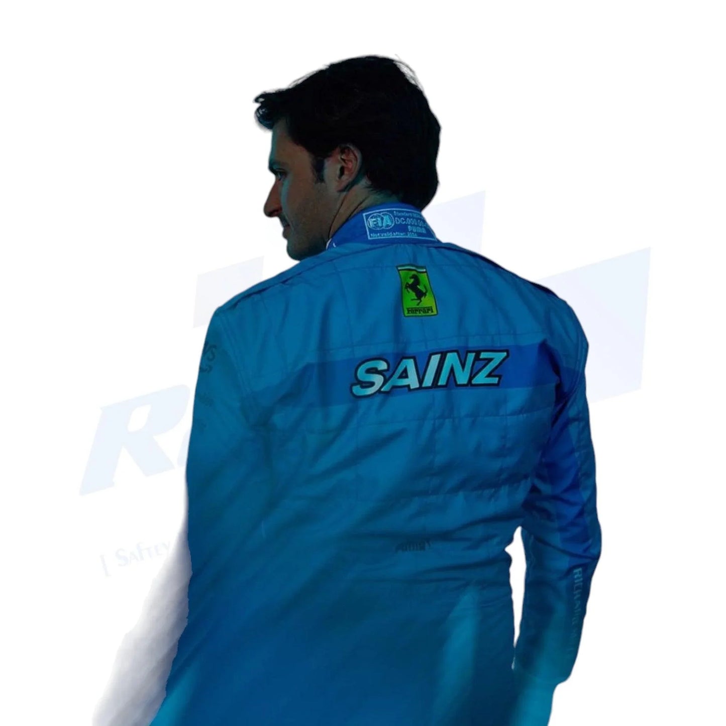 2024 Carlos Sainz Jr. F1 Ferrari Miami GP Race suit - F1 Vintage Racewear