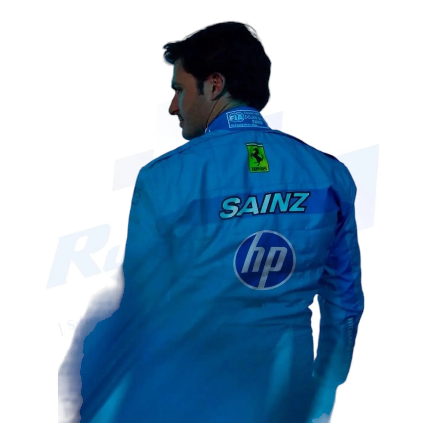 2024 Carlos Sainz Jr. HP Miami Grand Prix F1 Race Suit - F1 Vintage Racewear
