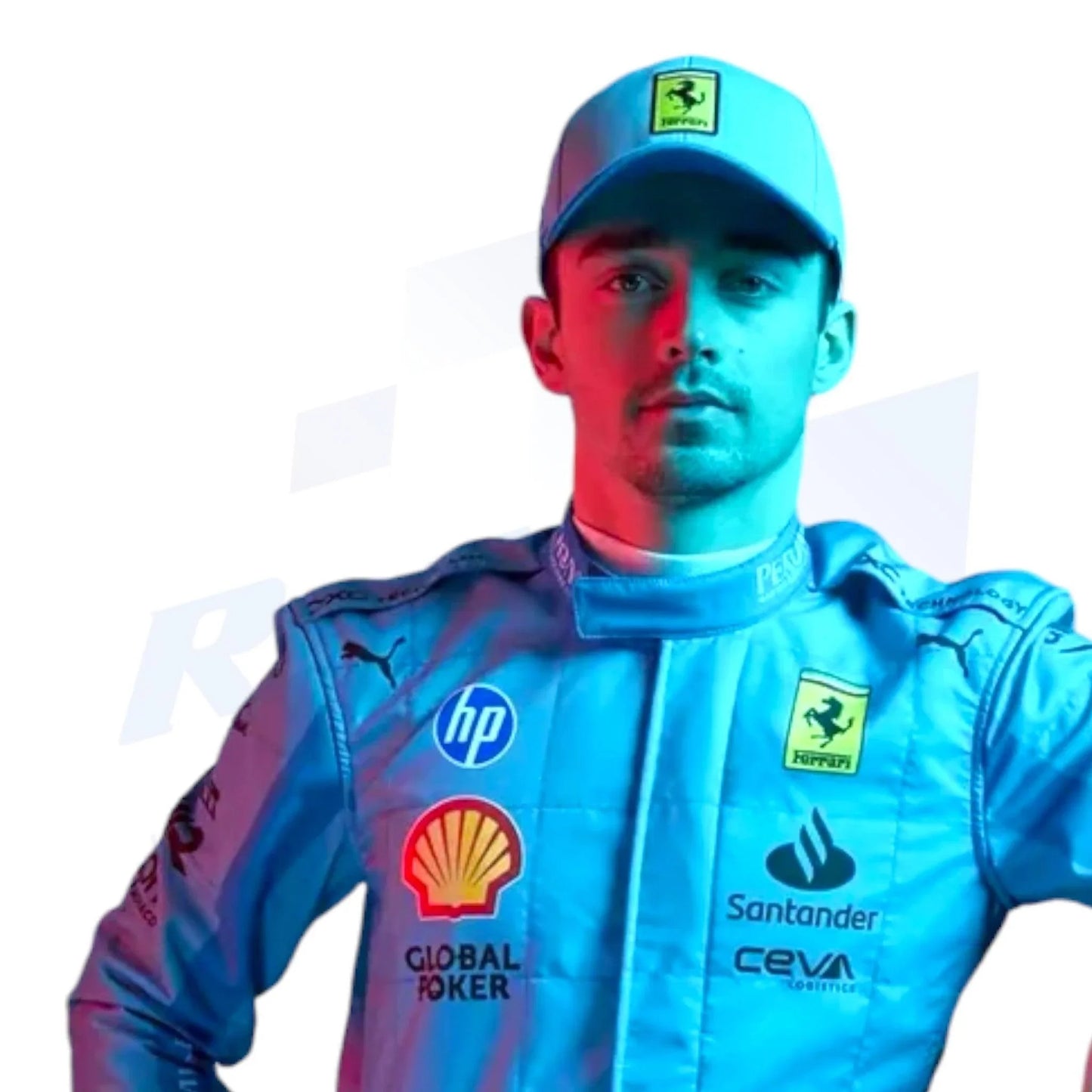 2024 Charles Leclerc HP Miami GP F1 Race Suit - F1 Vintage Racewear