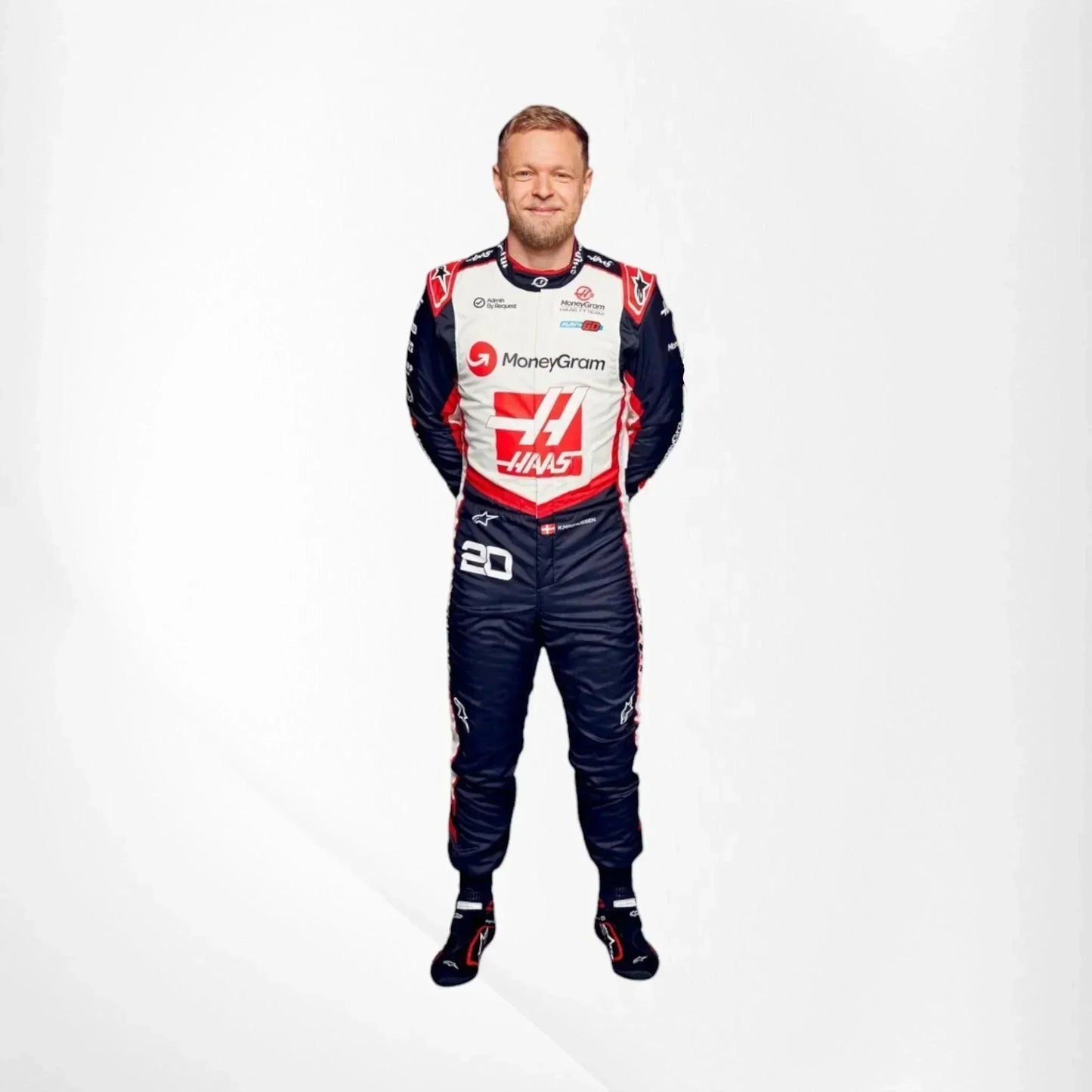 2024 Kevin Magnussen Haas F1 Team Race Suit - F1 Vintage Racewear