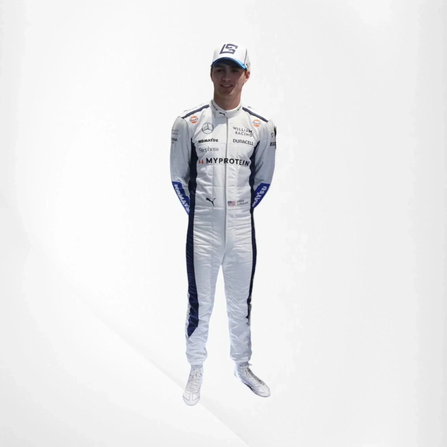 2024 Logan Sargeant Williams F1 Team Race Suit - F1 Vintage Racewear