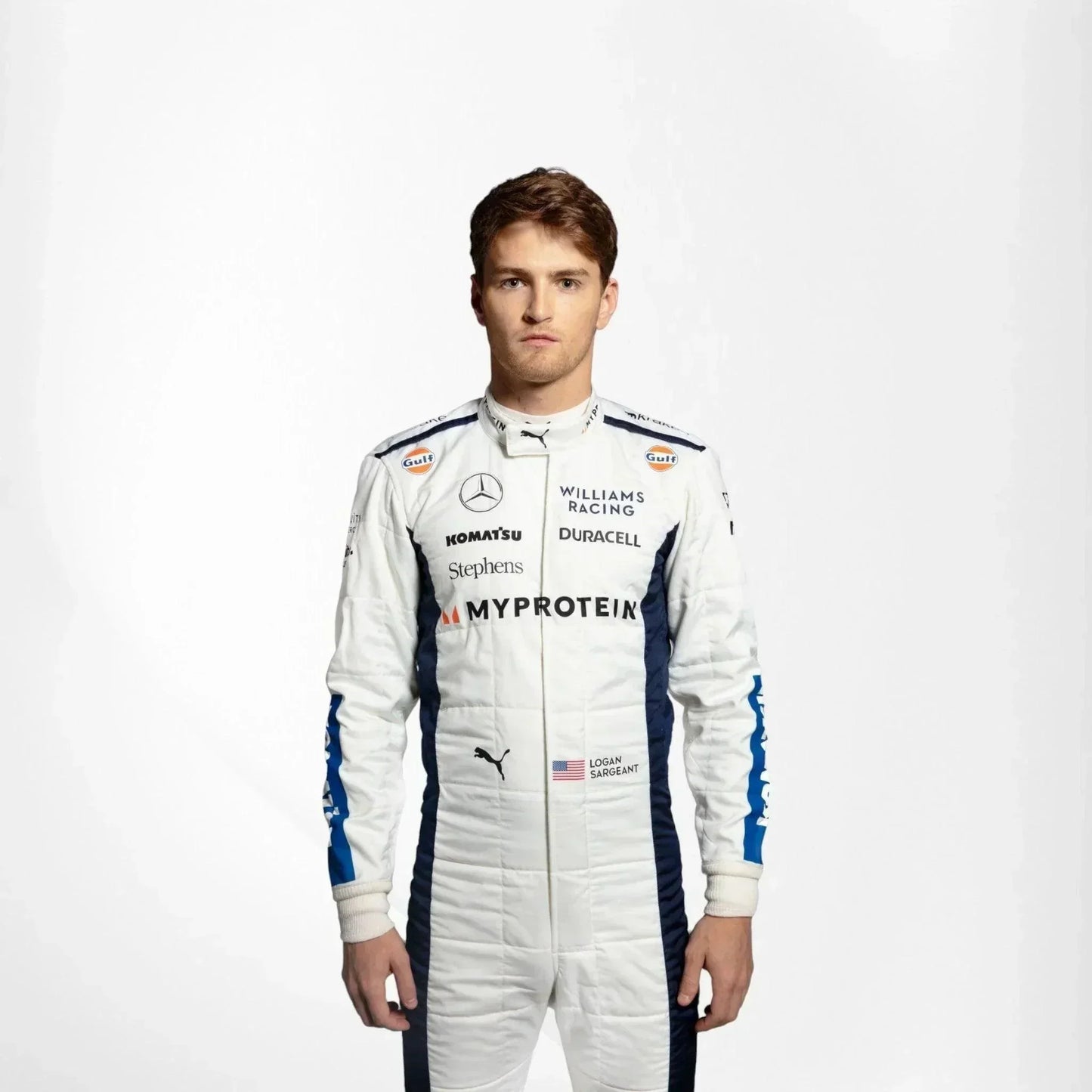 2024 Logan Sargeant Williams F1 Team Race Suit - F1 Vintage Racewear