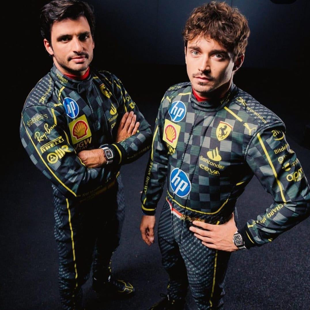 2024 Charles Leclerc HP Italian Grand Prix F1 Race Suit
