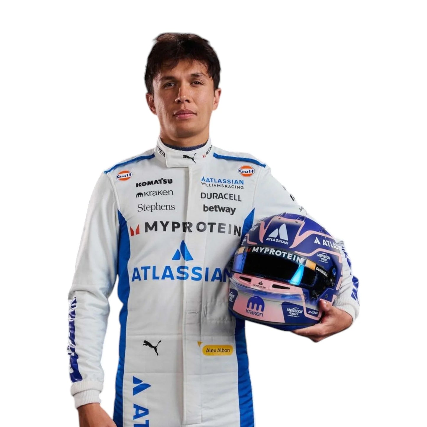 2025 Williams Racing Drivers F1 Race Suit Replica - F1 Vintage Racewear