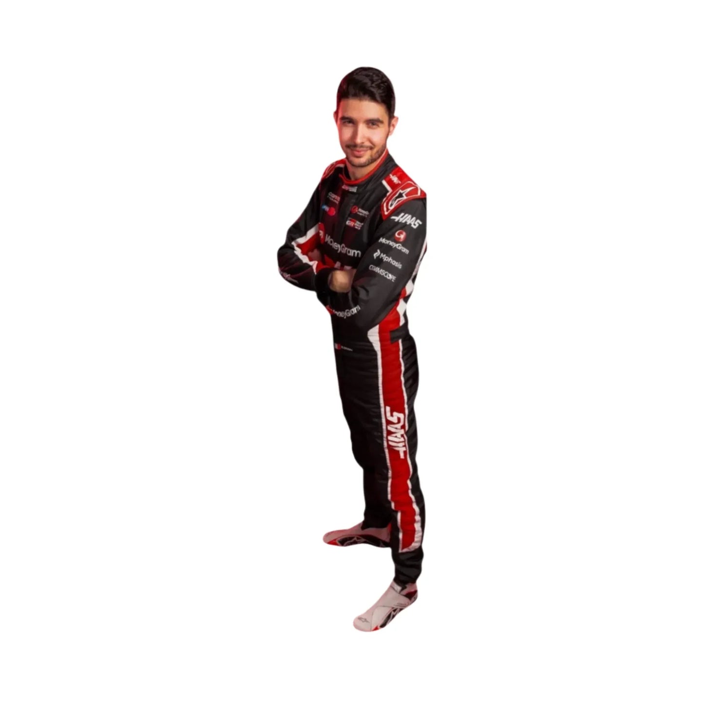 2025 Esteban Ocon Haas F1 Team Race Suit - F1 Vintage Racewear