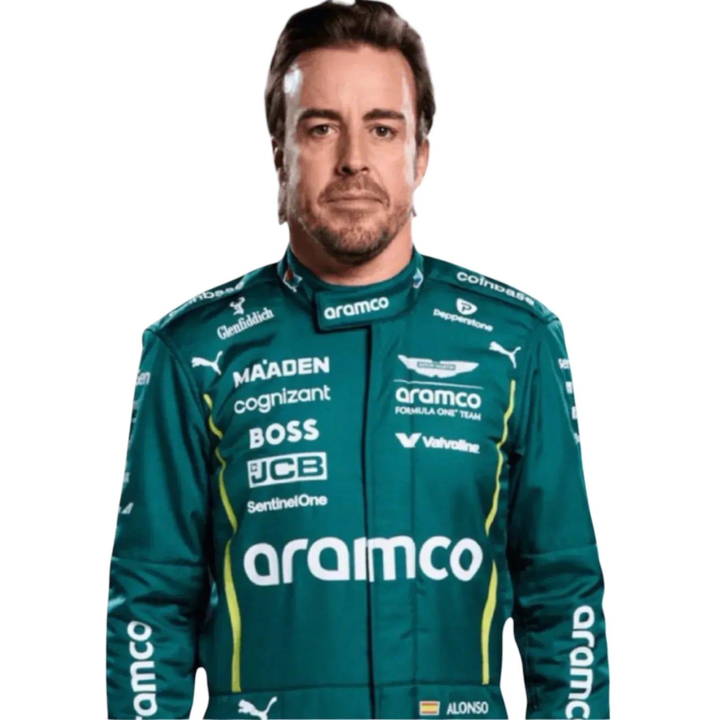 2025 Fernando Alonso Aston Martin F1 Team Race Suit - F1 Vintage Racewear