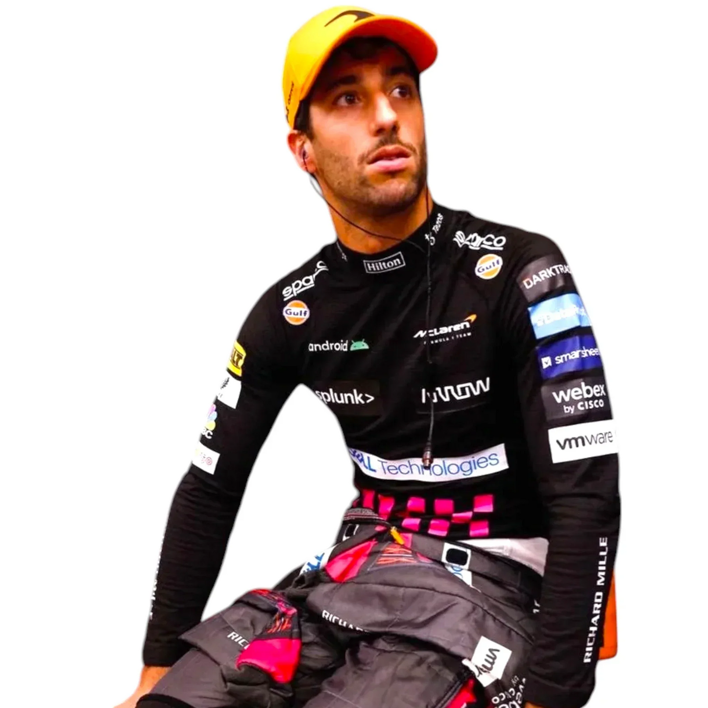 2022 Daniel Ricciardo Original Japan/Singapore GP Special Design McLaren F1 Suit - F1 Vintage Racewear