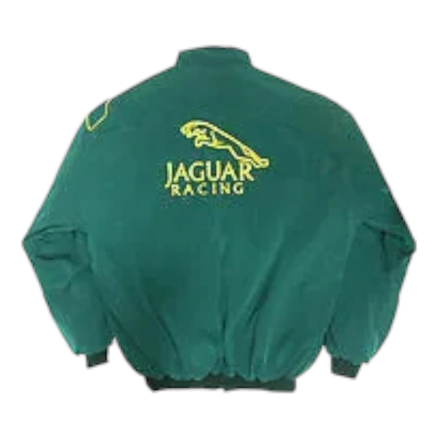 Jaguar Lear Jacket Dark Green - F1 Vintage Racewear
