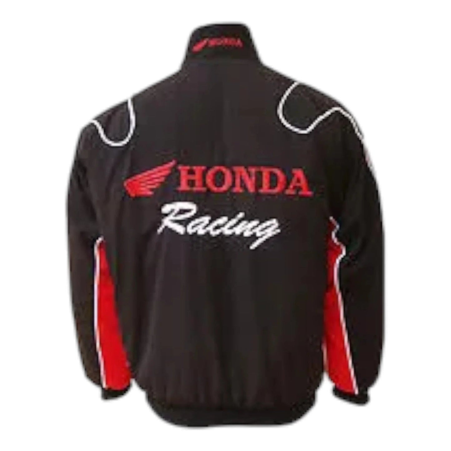 Honda Racing Jacket Black with Red - F1 Vintage Racewear