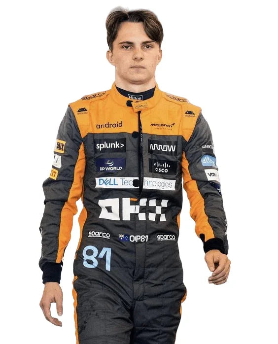 2023 Oscar Piastri McLaren Formula 1 Race Suit - F1 Vintage Racewear