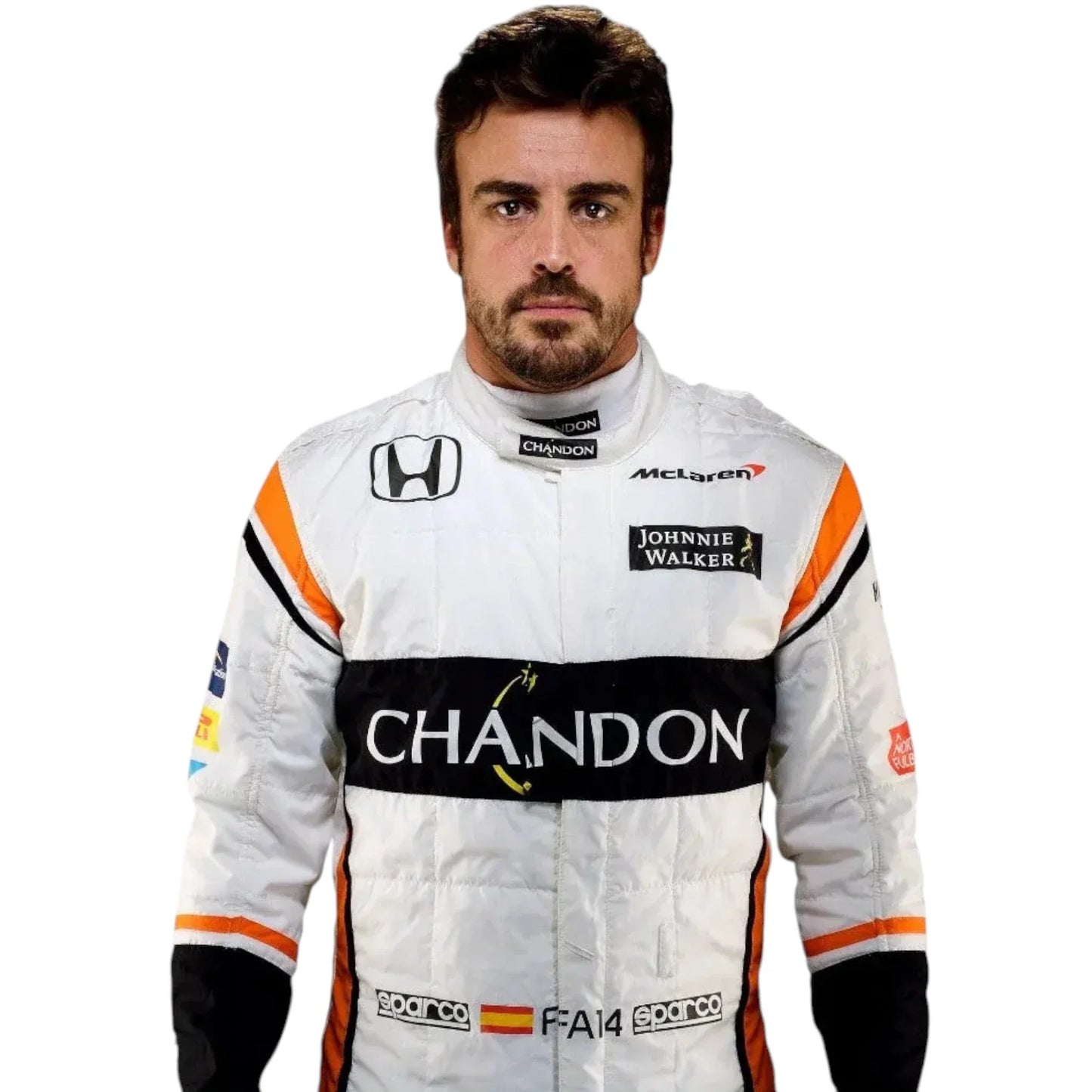 Fernando Alonso 2017 McLaren Formula One Race Suit Replica - F1 Vintage Racewear