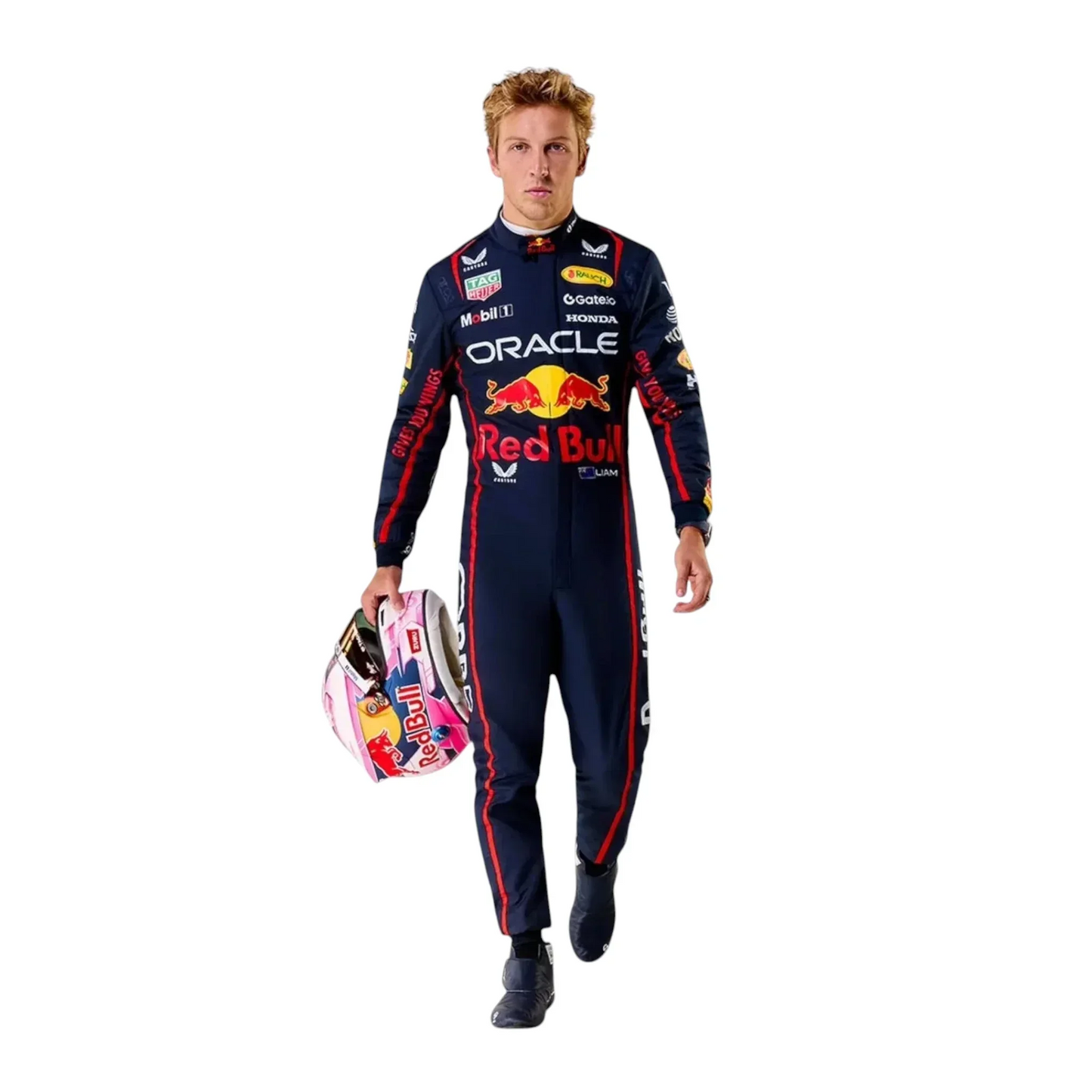 Liam Lawson 2025 Oracle Red Bull F1 Racing Suit - F1 Vintage Racewear