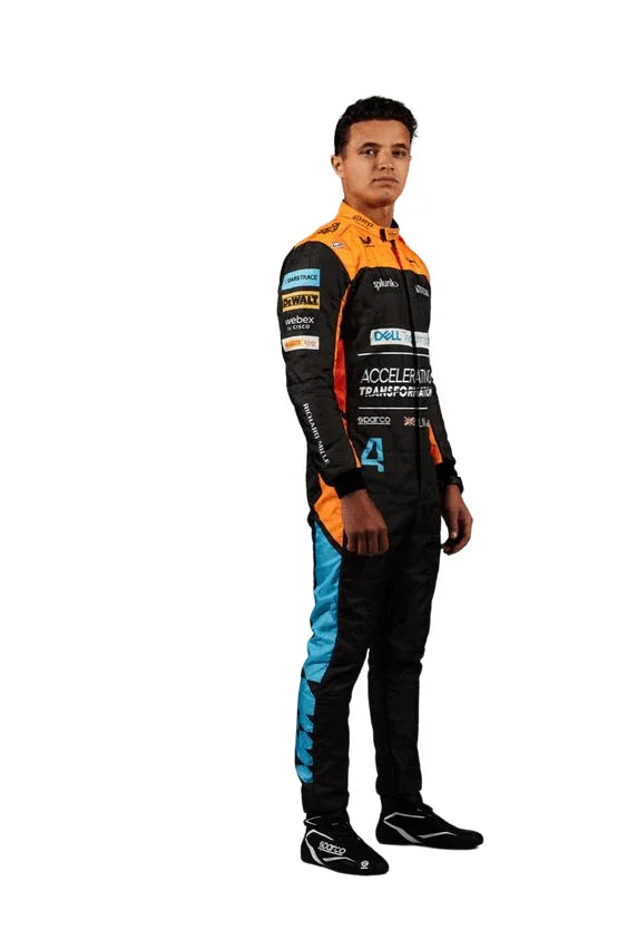2022 Lando Norris McLaren F1 Race Suit - F1 Vintage Racewear