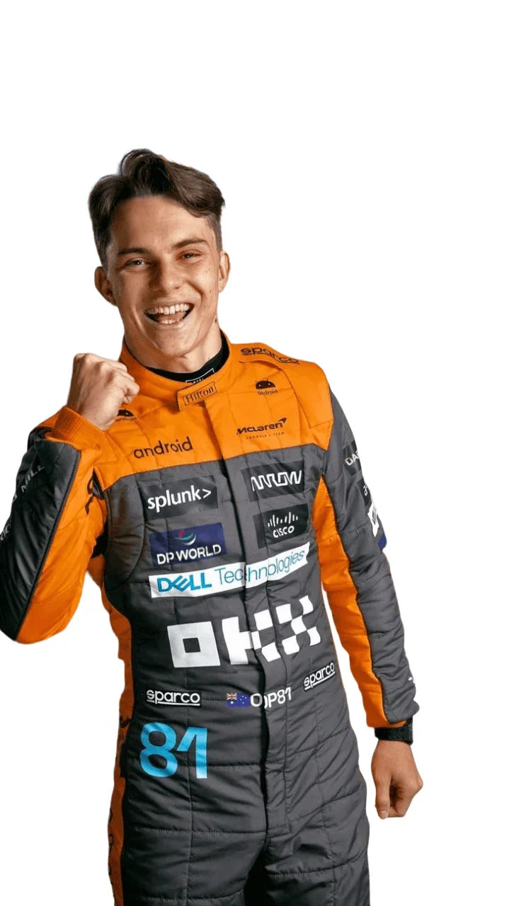 2023 Oscar Piastri McLaren Formula 1 Race Suit - F1 Vintage Racewear