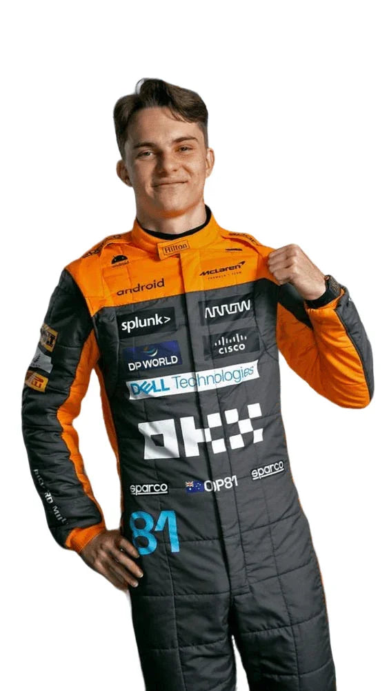 2023 Oscar Piastri McLaren Formula 1 Race Suit - F1 Vintage Racewear