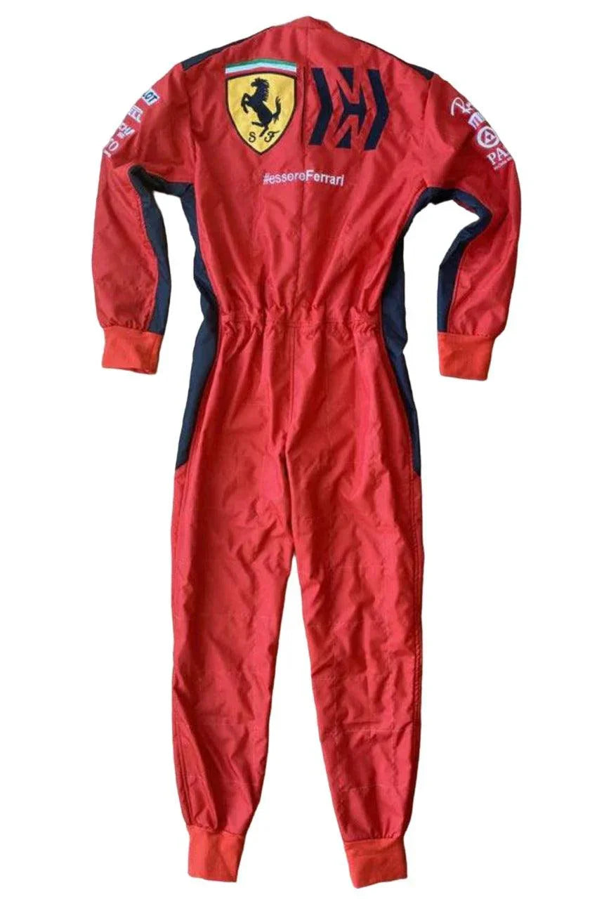 2020 Charles Leclerc Ferrari Mission Winnow F1 Embroidered Racing Suit - F1 Vintage Racewear