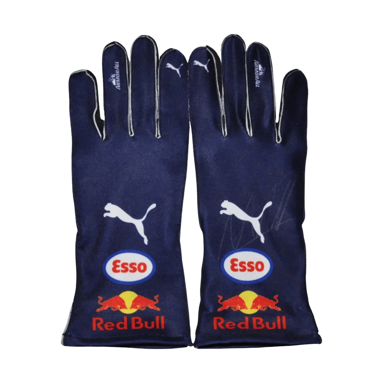 2022 Max Verstappen Signed Red Bull F1 Replica Gloves - F1 Vintage Racewear