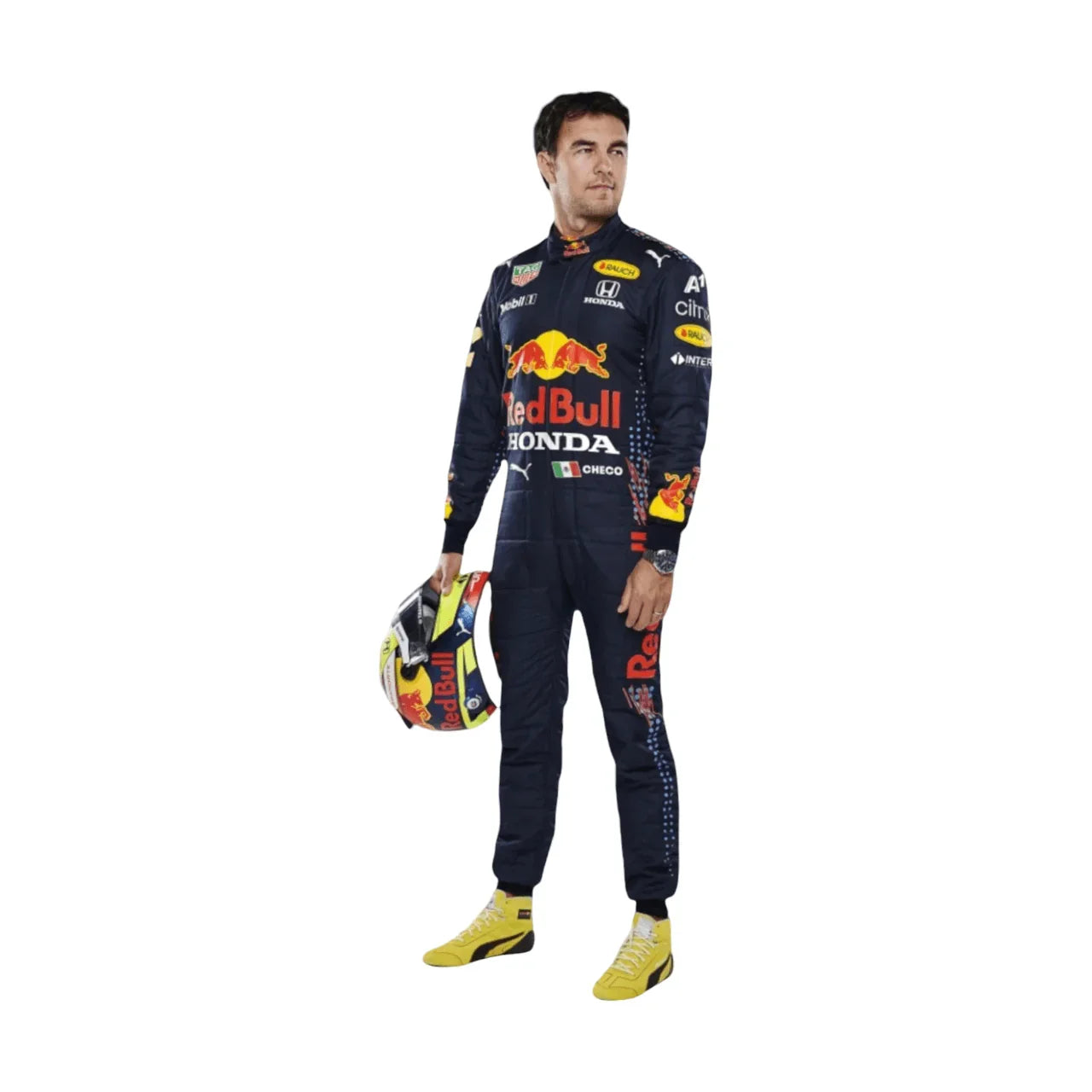 2021 Sergio Perez F1 Red Bull Racing Suit - F1 Vintage Racewear