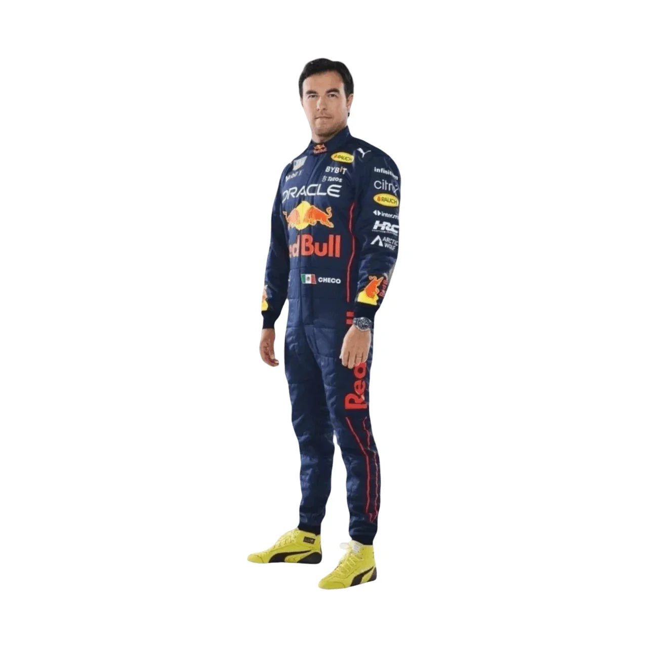 2022 Sergio Perez Formula 1 Red Bull Racing Suit - F1 Vintage Racewear