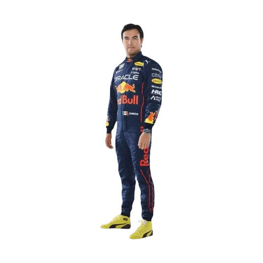 2022 Sergio Perez Formula 1 Red Bull Racing Suit - F1 Vintage Racewear
