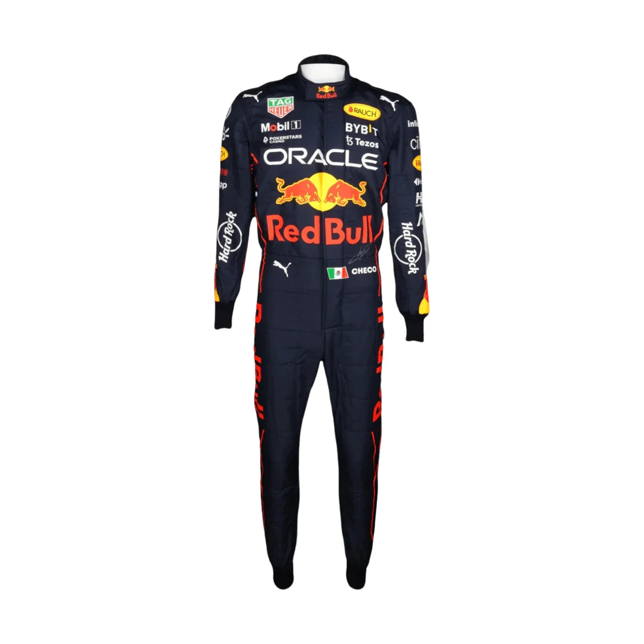 2022 Sergio Perez Formula 1 Red Bull Racing Suit - F1 Vintage Racewear