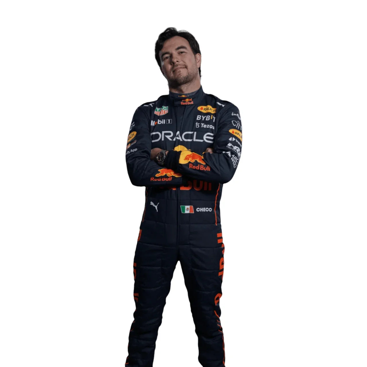 2022 Sergio Perez Formula 1 Red Bull Racing Suit - F1 Vintage Racewear